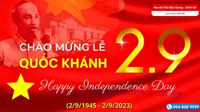 CHÀO MỪNG ĐẠI LỄ QUỐC KHÁNH 2-9 