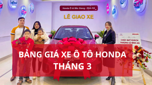 CẬP NHẬT BẢNG GIÁ XE VÀ KHUYẾN MÃI THÁNG 3/2023