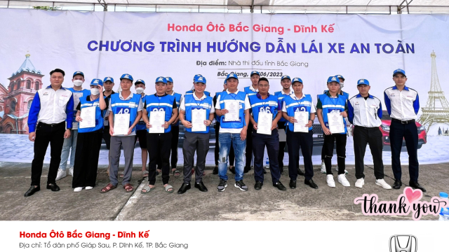Chương trình “Hướng Dẫn Lái Xe An Toàn” T6.23 thành công tốt đẹp.