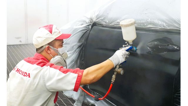 22 bước trong quy trình sơn xe đạt chuẩn tại Honda Ôtô Bắc Giang - Dĩnh Kế