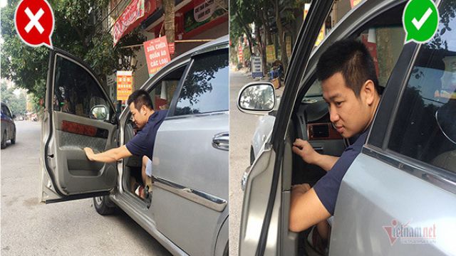 Mở cửa ô tô bên trái nên dùng tay phải, vì sao? | Honda Ô tô Bắc Giang