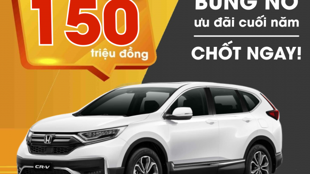 🎊 TẬU CRV - ĐỔI VẬN NGAY TẾT NÀY 🎊 Bùng Nổ Ưu Đãi Cuối Năm - Số Lượng Có Hạn