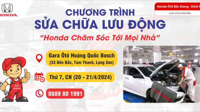 CHƯƠNG TRÌNH SỬA CHỮA LƯU ĐỘNG TẠI TP.LẠNG SƠN