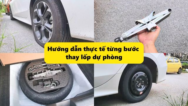 Hướng dẫn thực tế từng bước thay lốp dự phòng | Honda Ô tô Bắc Giang