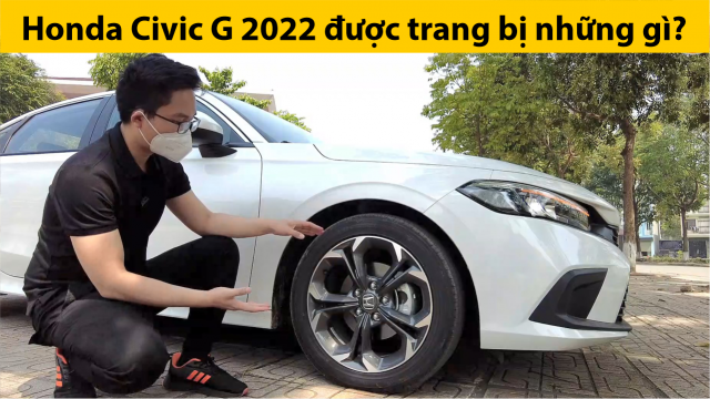 Review chi tiết Honda Civic 2022 | Phiên bản G Màu Trắng