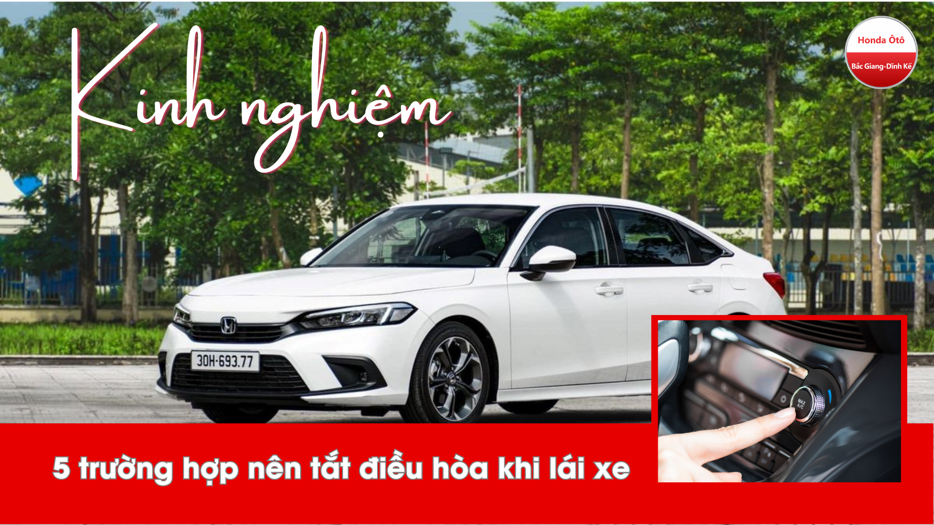 Những trường hợp bạn nên tắt điều hòa khi lái xe