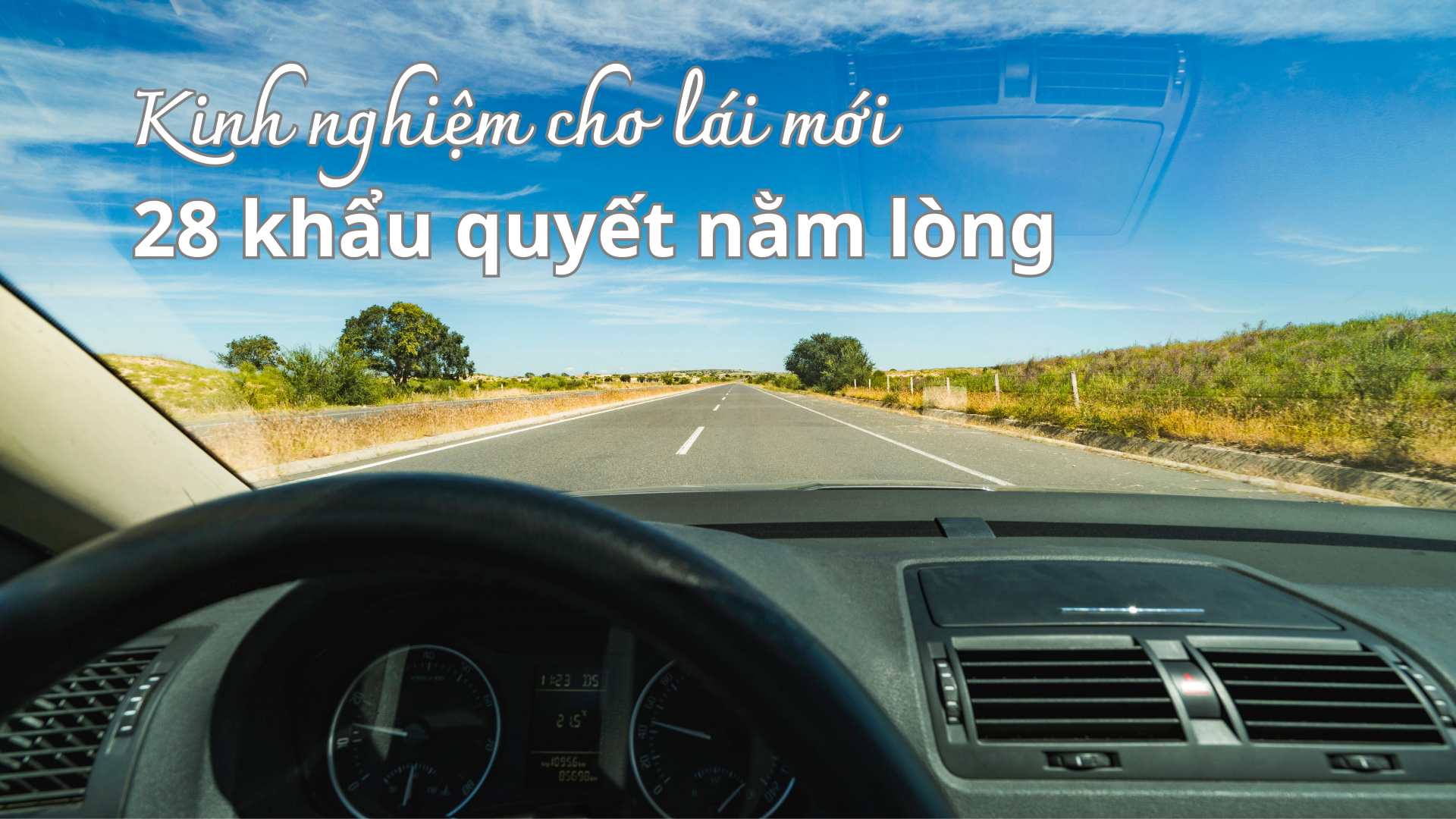 Kinh nghiem cho nguoi moi tap lai xe